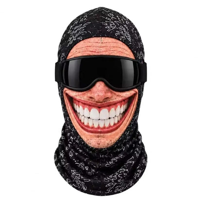 FunFace – Printed Ski Mask with Neck Protection ⛷️😄