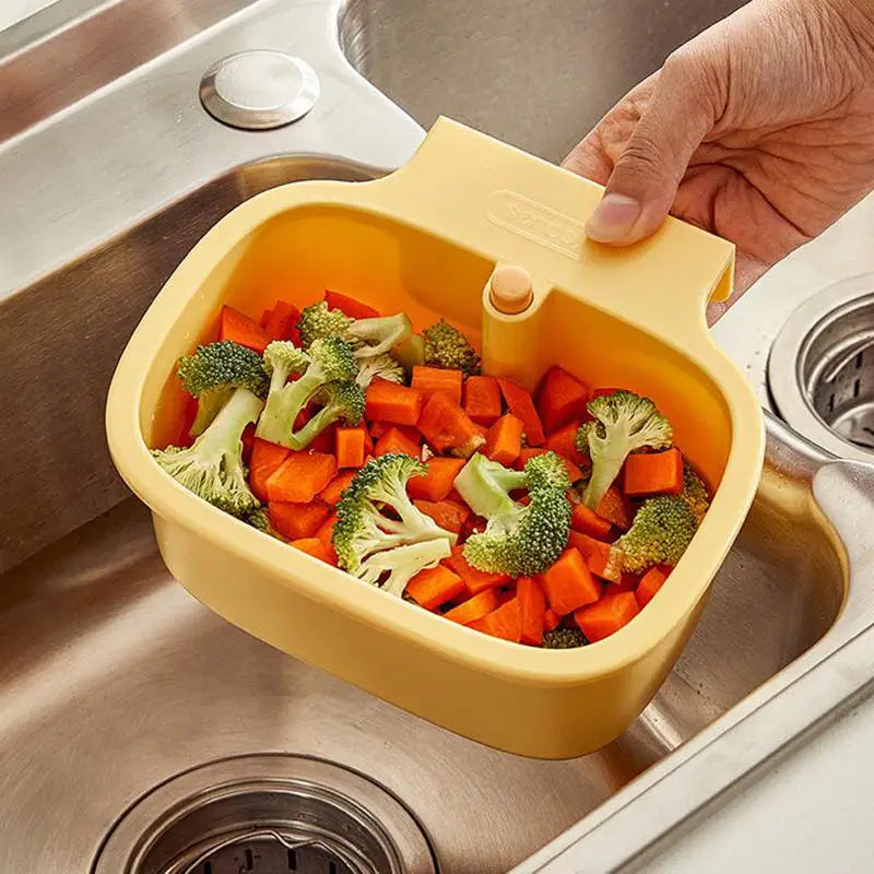 QuickDrain One-Press Sink Filter Basket