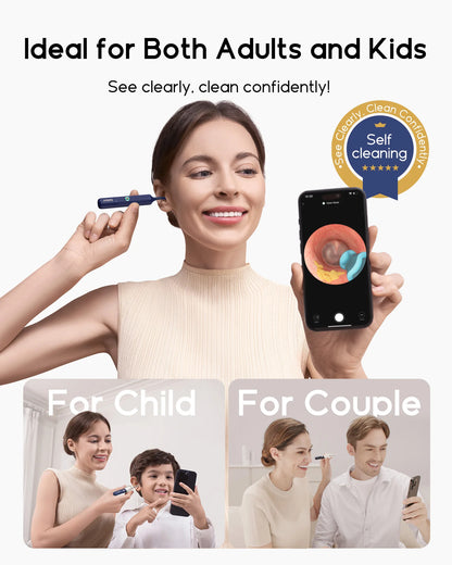 HD Visual Ear Cleaner with Camera & Tweezers