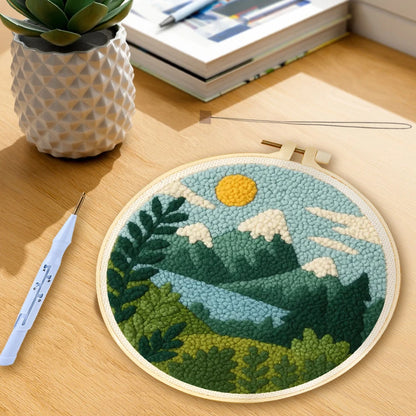 Landscape Punch Needle Embroidery Kit