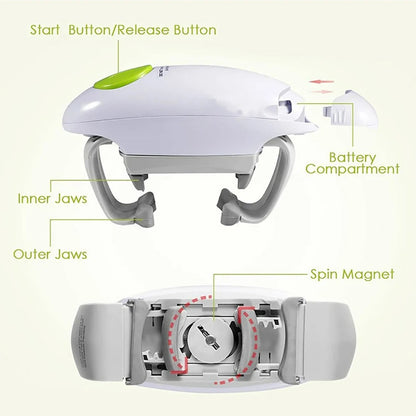 AutoGrip Electric Bottle & Jar Opener – Hands-Free Battery-Powered Kitchen Tool