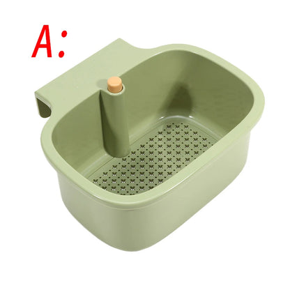 QuickDrain One-Press Sink Filter Basket