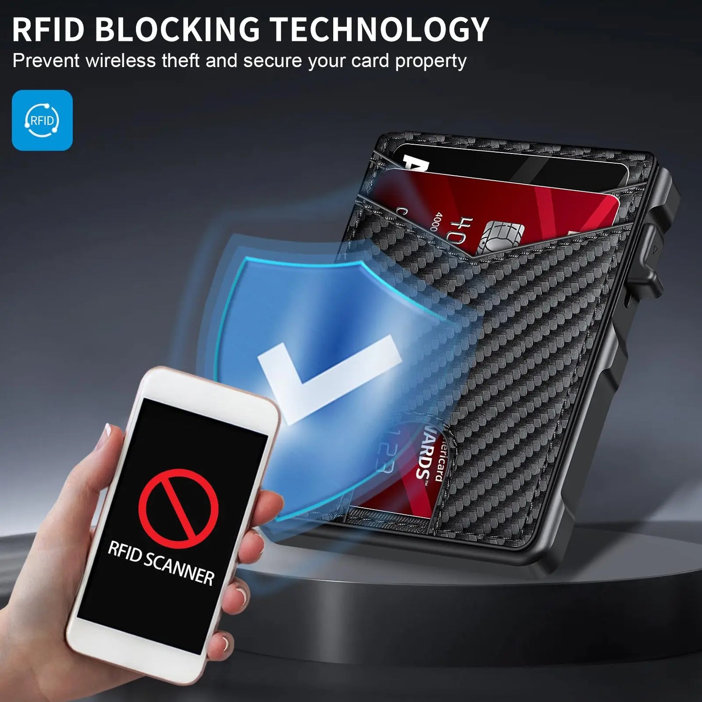 SwiftVault - RFID Pop-Up Bifold Wallet