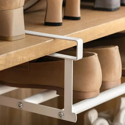 Adjustable Under-Shelf Storage Rack