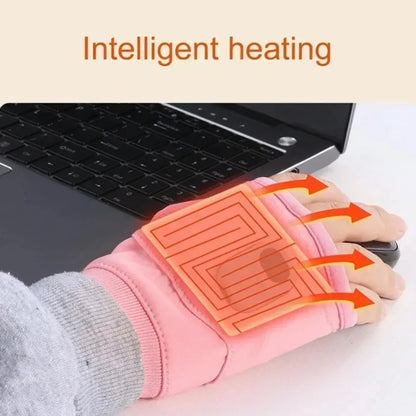 Smart Heated Fingerless Gloves – Rechargeable Hand Warmers