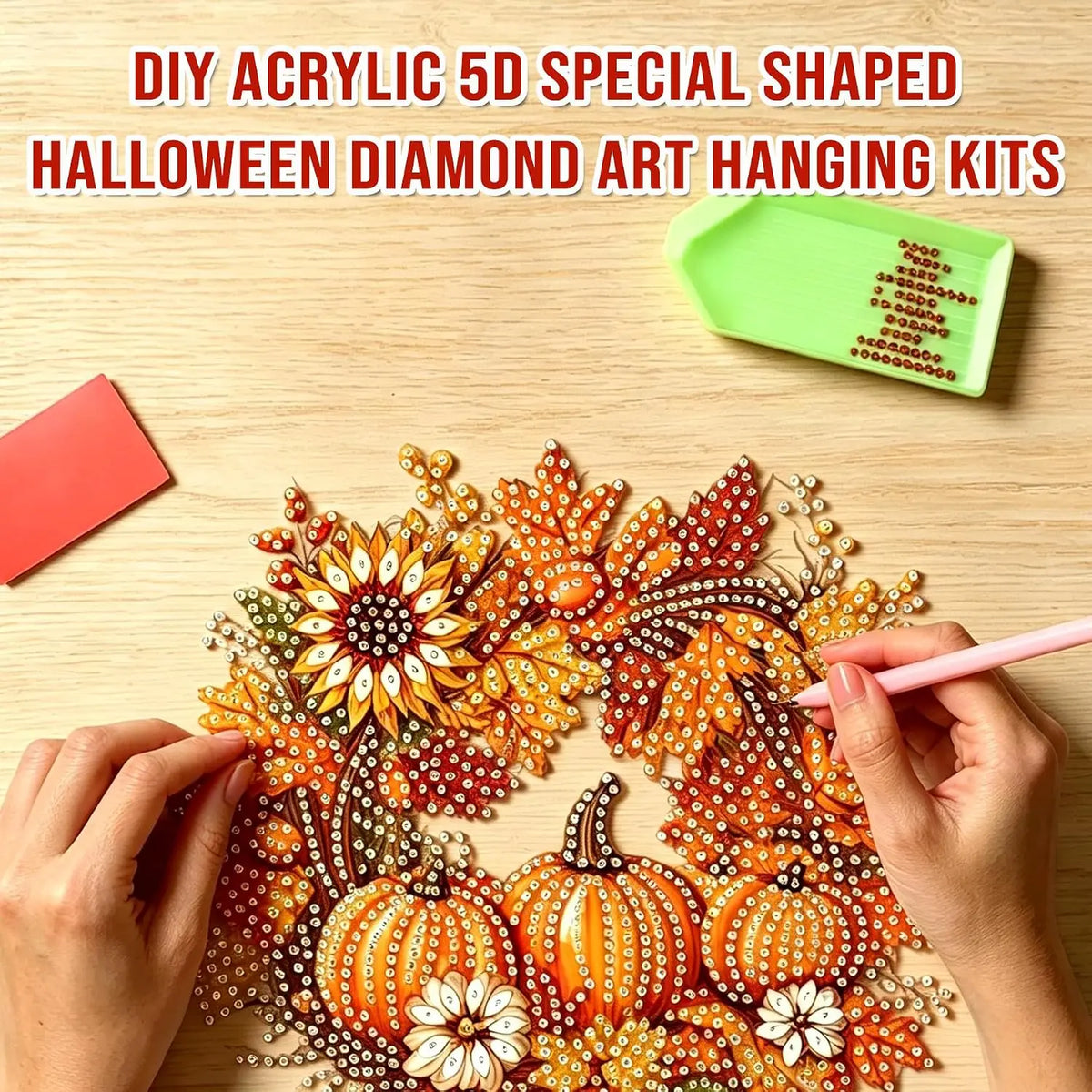 Halloween Diamond Painting Hanging Ornament Kit 🎃💎