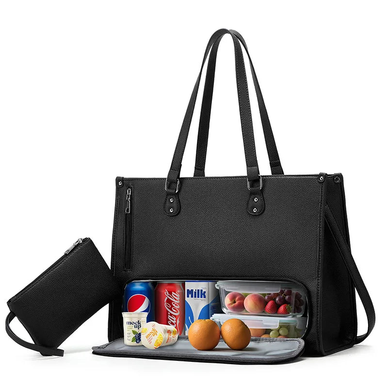 ThermaCarry 2-in-1 Insulated Lunch & Laptop Tote