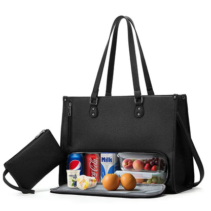 ThermaCarry 2-in-1 Insulated Lunch & Laptop Tote