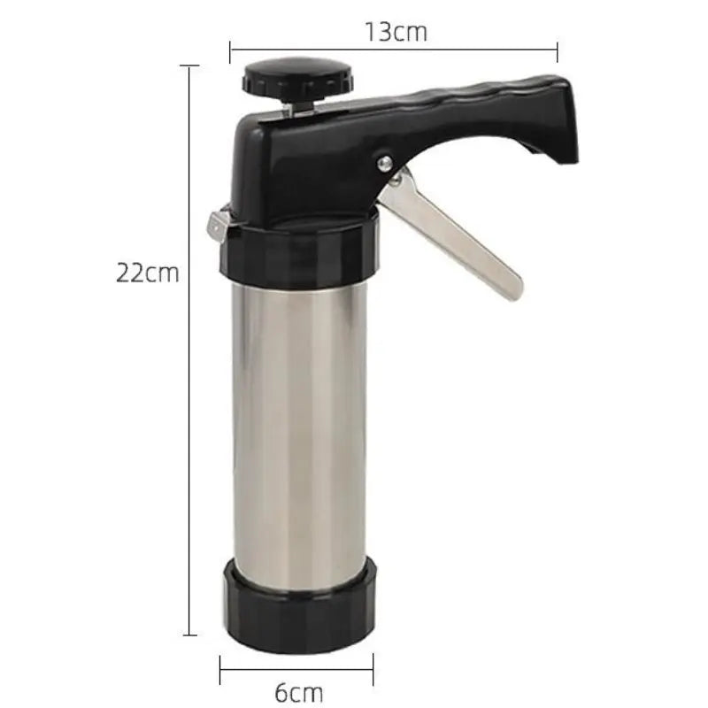 🎄 Christmas Stainless Steel Cookie & Cake Decorating Gun Set