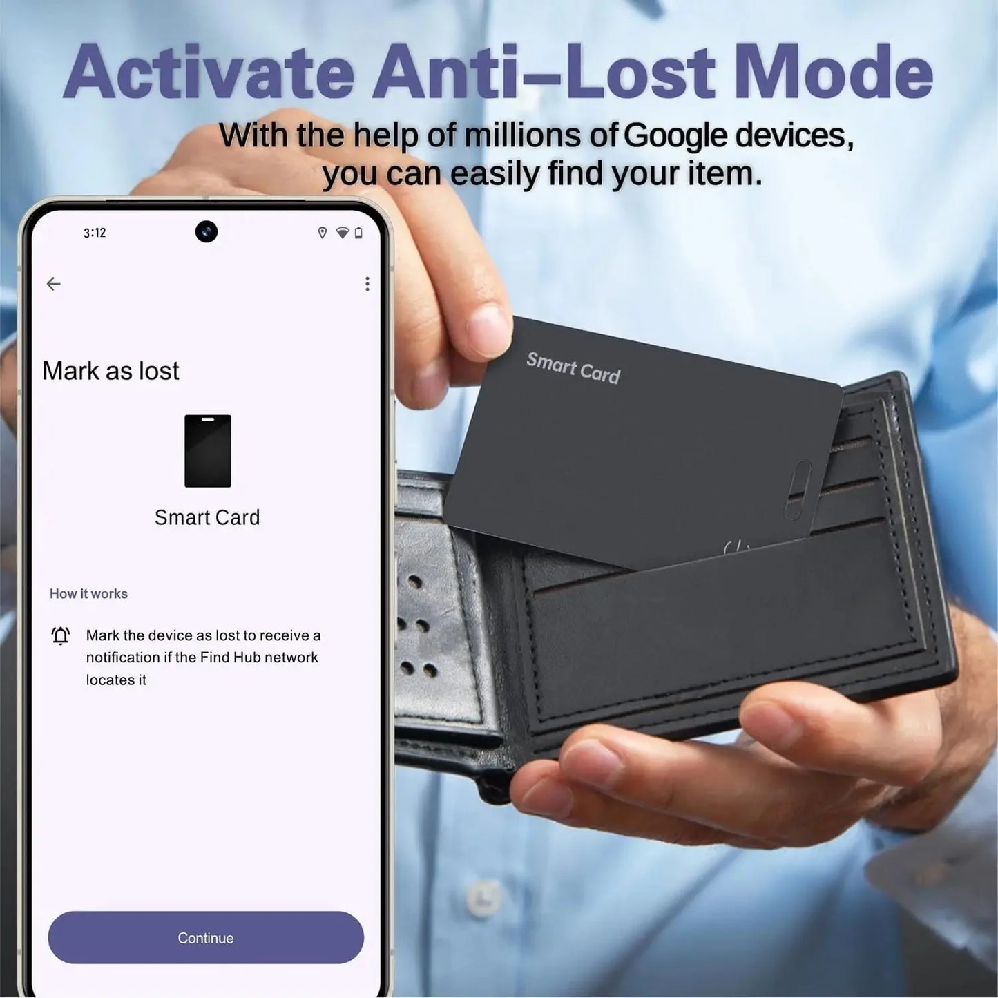 FindCard - Rechargeable Android Wallet Tracker