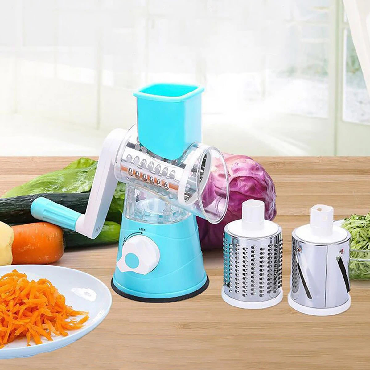 QuickSlice Pro 3-Drum Slicer & Grater