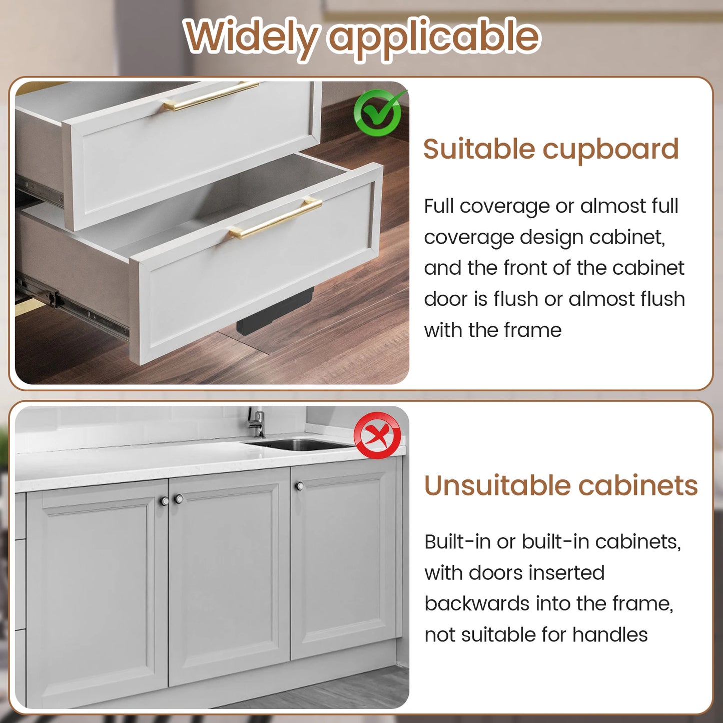 StepPull Hands-Free Cabinet Foot Handle