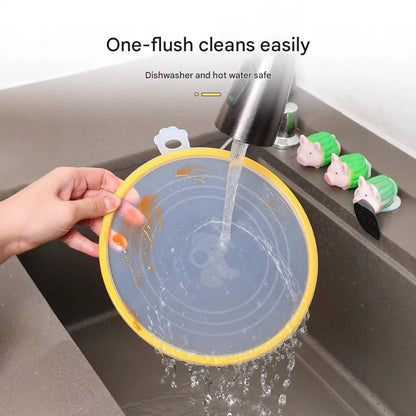 FlexiCover Silicone Stretch Lids with Hook – Reusable Food Covers (3PCS)