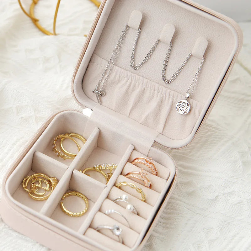 LuxeNest Travel Jewelry Case