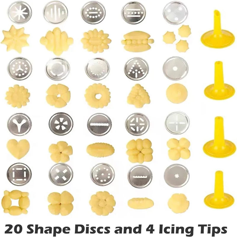 🎄 Christmas Stainless Steel Cookie & Cake Decorating Gun Set