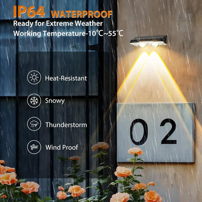 Solar Fence Lights – Outdoor LED Garden Wall Lights