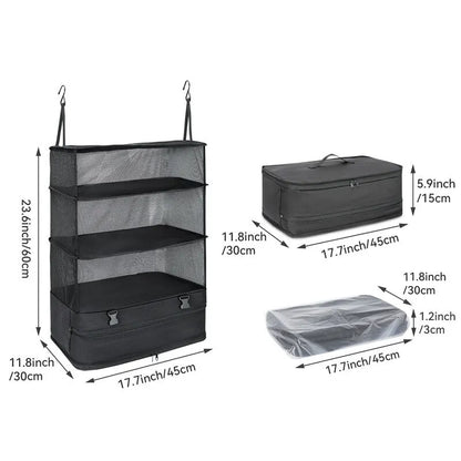 Hanging Travel Luggage Organizer