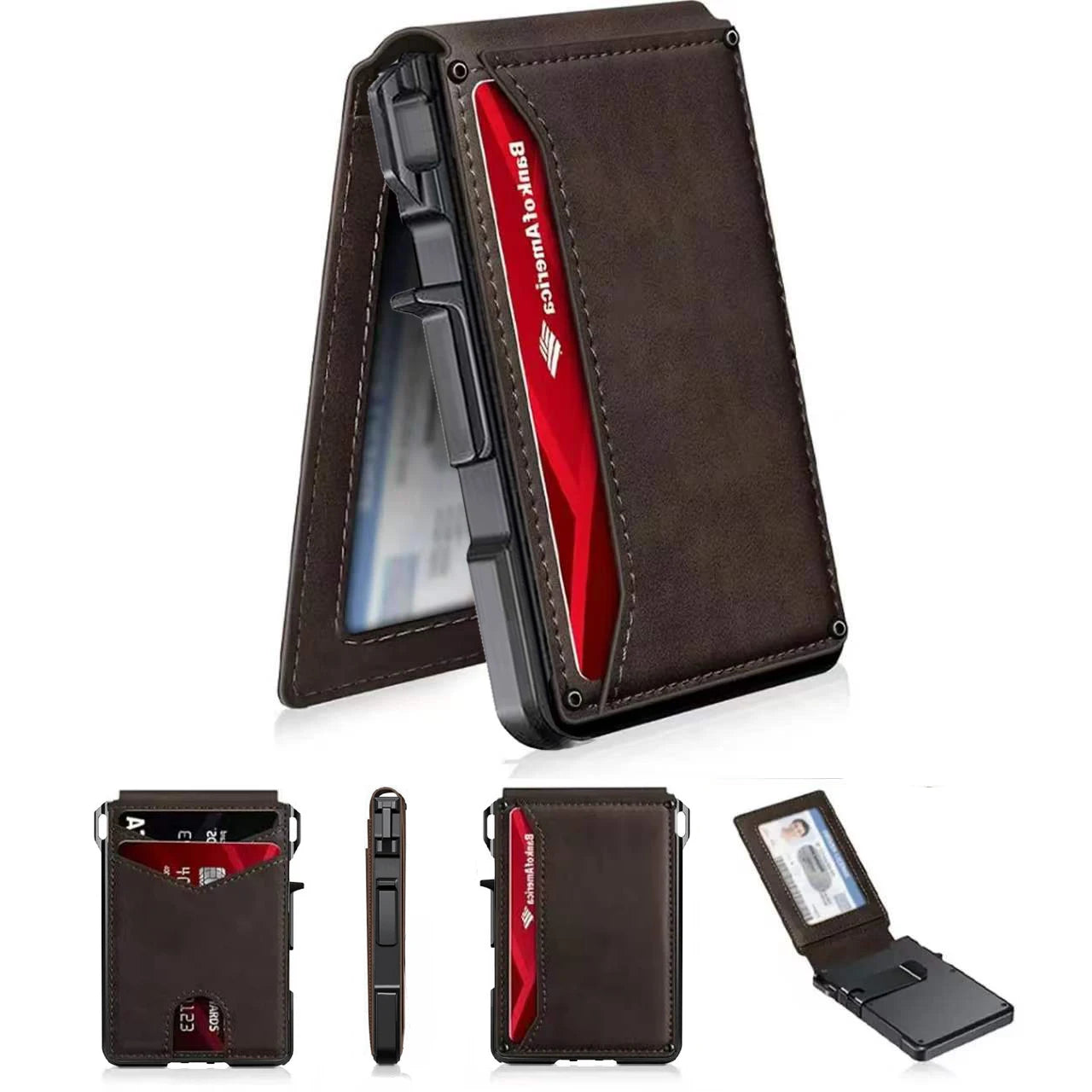 SwiftVault - RFID Pop-Up Bifold Wallet