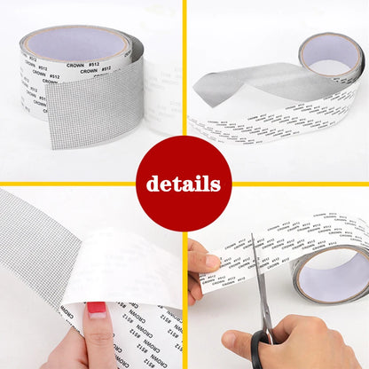Waterproof Window Screen Repair Tape – Self-Adhesive Anti-Mosquito Mesh Patch