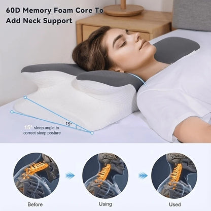 WingRest Butterfly Memory Foam Pillow