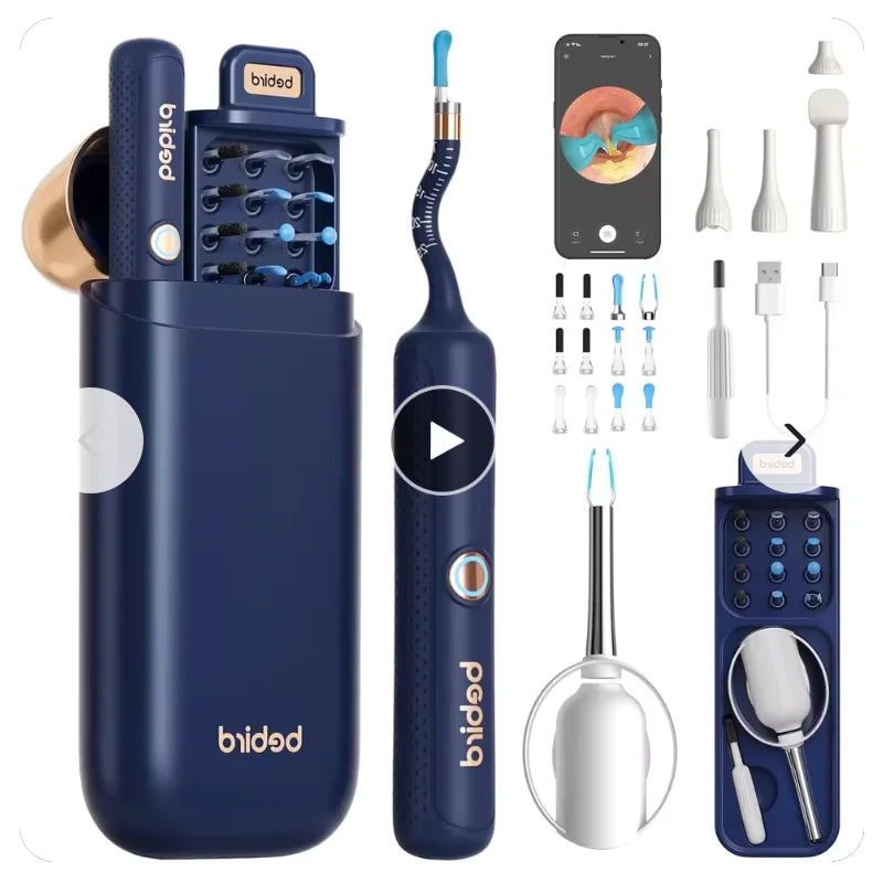 HD Visual Ear Cleaner with Camera & Tweezers