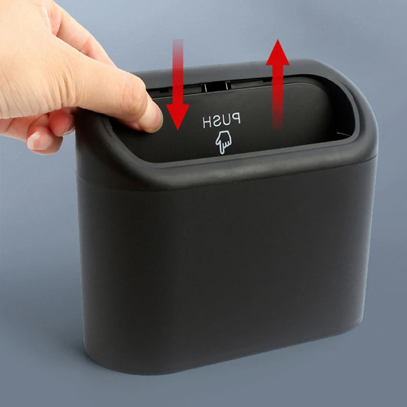 Hanging Car Trash Can with Lid