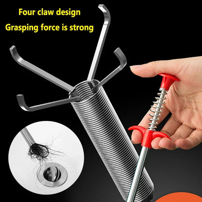 Four-Claw Drain Cleaning Tool