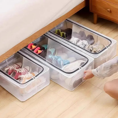 ShoeClear – Transparent Shoe Storage Box 👟📦