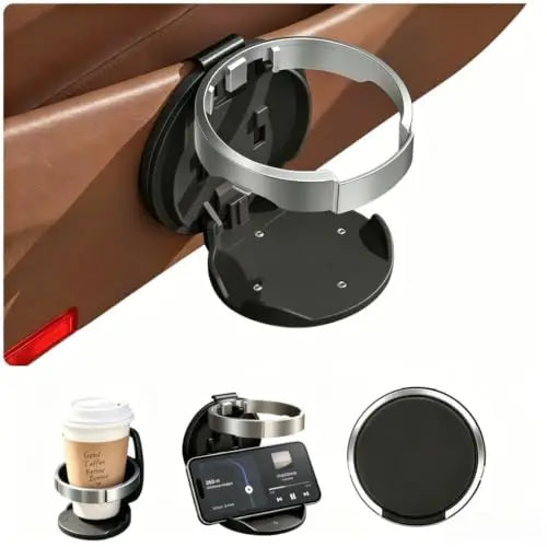 Foldable Car Cup Holder Tray