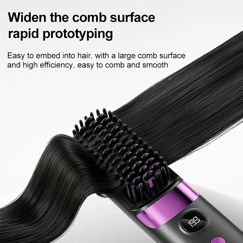 SmoothGlide Cordless Hair Straightening Brush