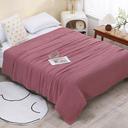 CloudNest Muslin Cotton Cooling Blanket