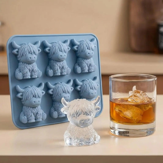 Highland Cow Ice Cube Mould