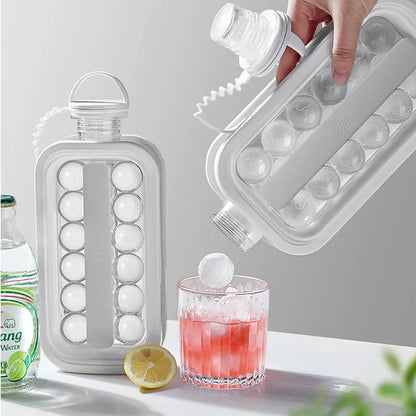 FrostBottle 2-in-1 Portable Ice Cube Maker