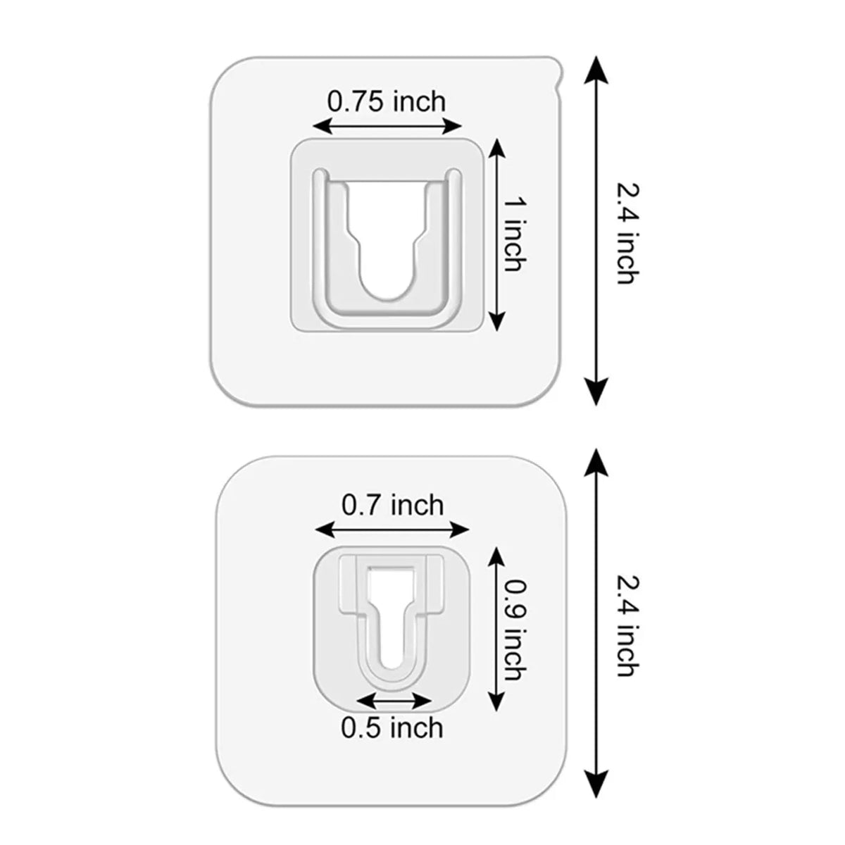 Double-Sided Adhesive Wall Hooks