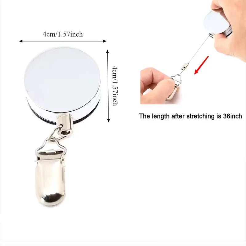 Automatic Retractable Towel Holder – Self-Adhesive Wall Rack