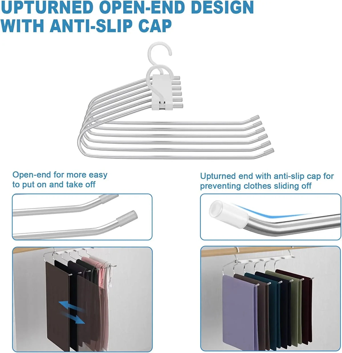 6-Tier Space-Saving Trouser Hanger