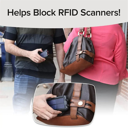 SecureSlim - RFID Blocking Wallet with Removable Money Clip