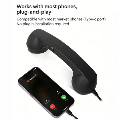 RetroRing – Wired Handset for Your Phone ☎️📱