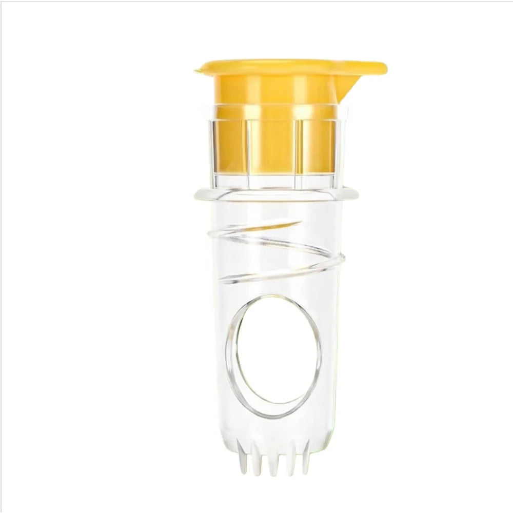 FreshPress Mini Lemon Juicer | Portable Manual Citrus Squeezer with Strainer