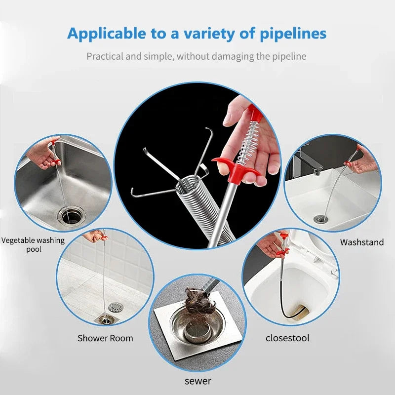 Four-Claw Drain Cleaning Tool