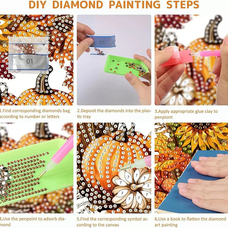 Halloween Diamond Painting Hanging Ornament Kit 🎃💎