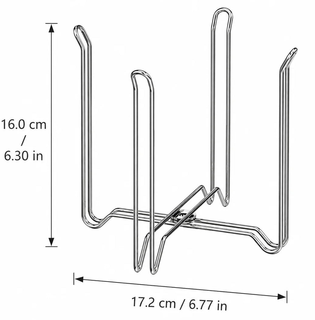 BinMate – Foldable Stainless Steel Bag Holder 🗑️✨