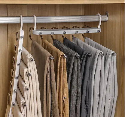 6-Tier Space-Saving Trouser Hanger