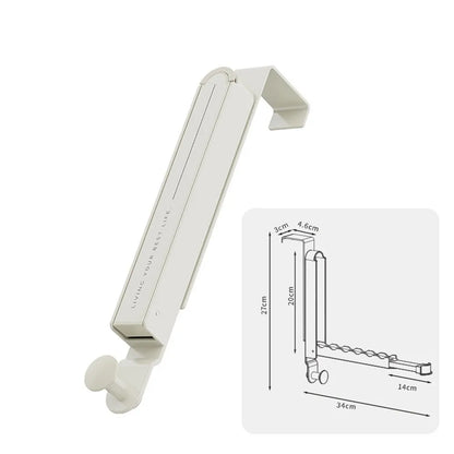 Foldable Over-the-Door Drying Rack