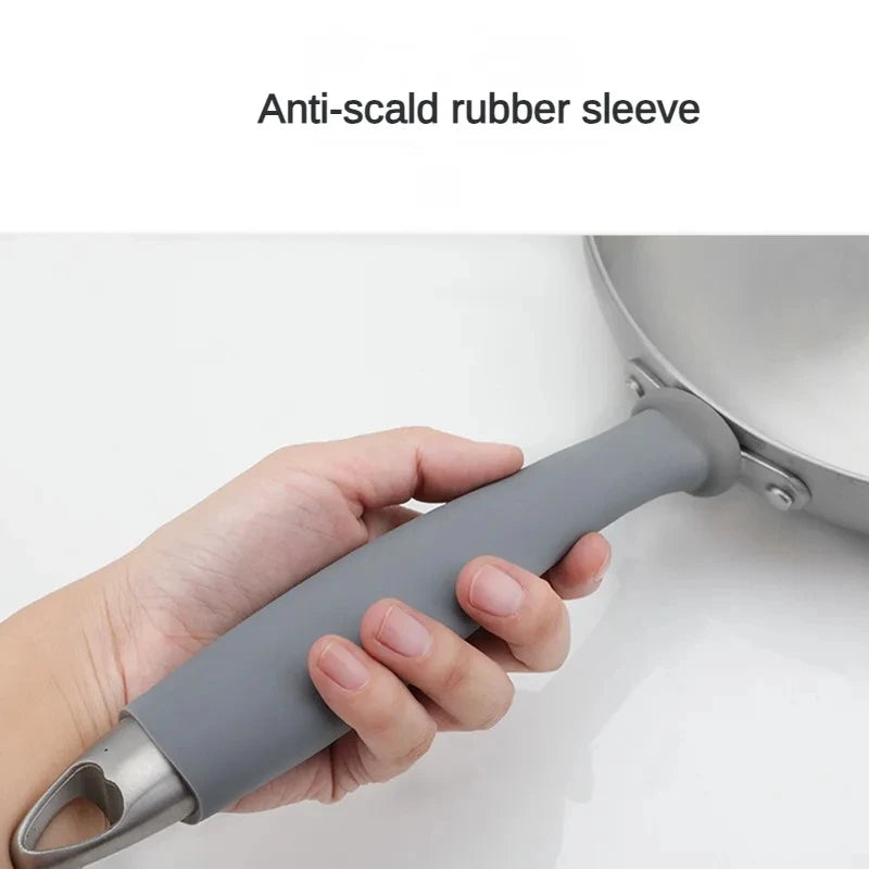 Anti-Scalding Rubber Pot Handle Sleeve – Heat-Resistant Grip