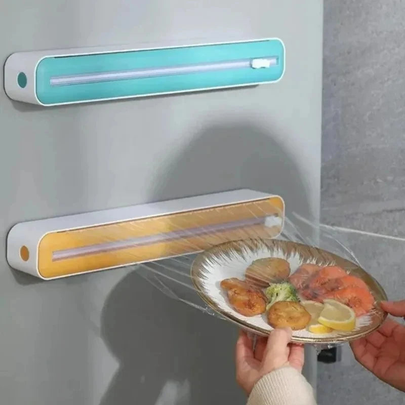 WrapEase 2-in-1 Wrap Dispenser – Cling Film & Foil Kitchen Cutter