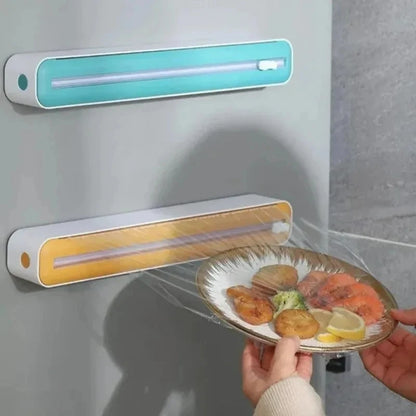 WrapEase 2-in-1 Wrap Dispenser – Cling Film & Foil Kitchen Cutter