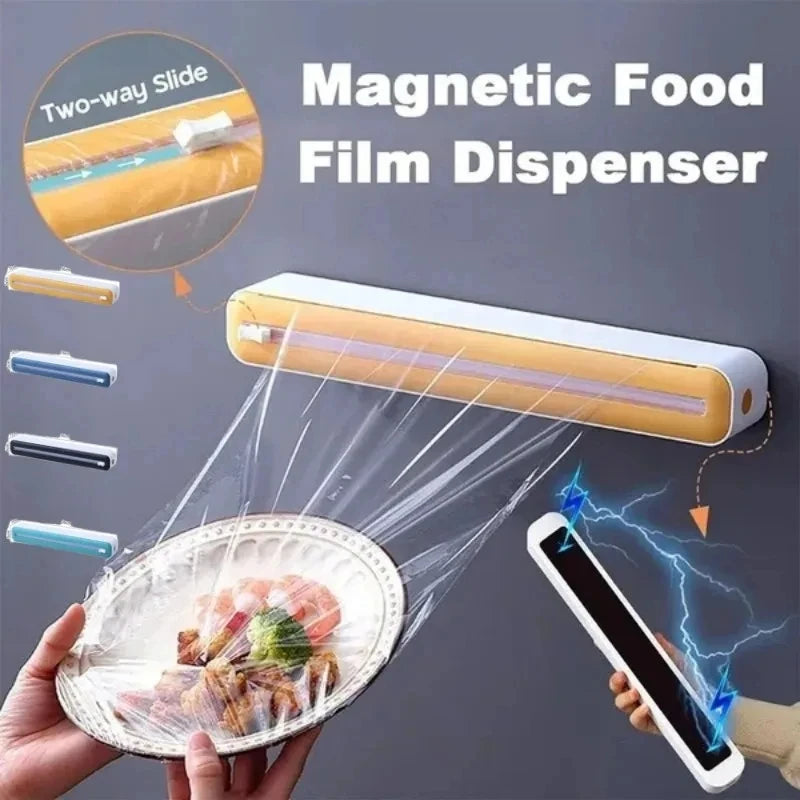 WrapEase 2-in-1 Wrap Dispenser – Cling Film & Foil Kitchen Cutter