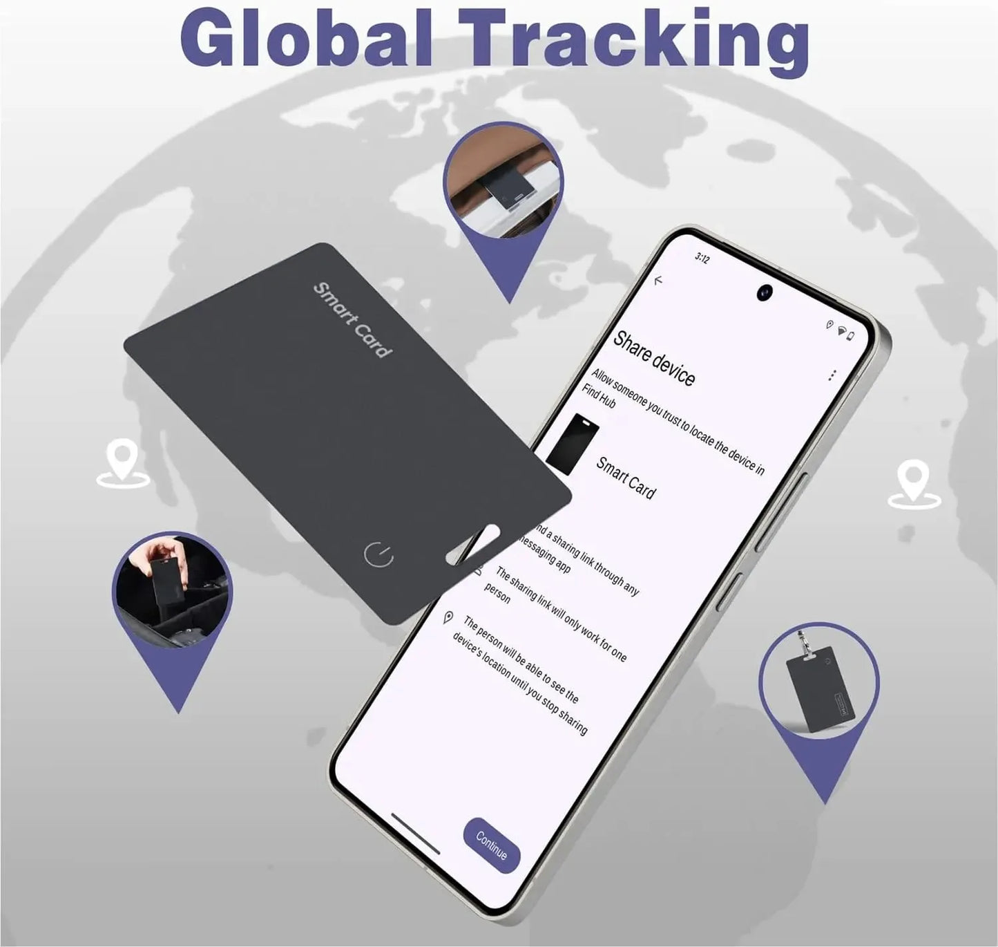FindCard - Rechargeable Android Wallet Tracker