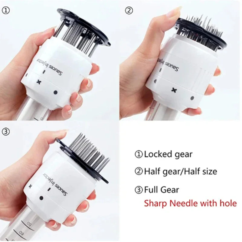 FlavorForce 2-in-1 Meat Tenderizer & Marinade Injector